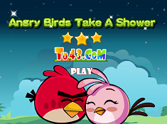 Angry Birds Take a Shower