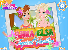Anna and Elsa Tropical Vacation
