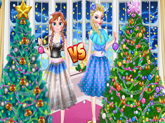 Anna vs Elsa Christmas Tree