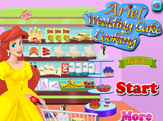 Ariel Wedding Cake Cooking