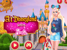 At Disneyland with Barbie