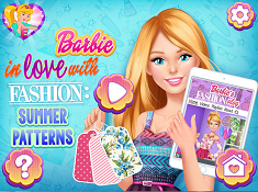 Barbie In Love With Fashion Summer Patterns