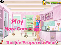 Barbie Preparing a Meal