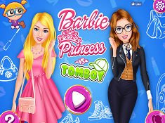 Barbie Princess vs Tomboy
