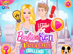 Barbie Vs Ken Disneyland Challenge