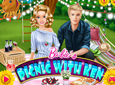 Barbies Picnic With Ken
