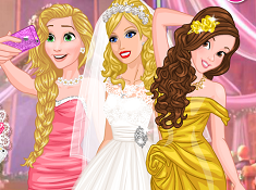 Barbies Wedding Selfie With Princesses
