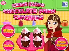 Cerise Hood Chocolate Fairy Cupcakes