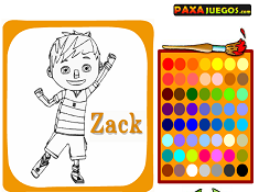 Coloring Zack and Quack Characters