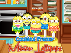 Cooking Frenzy Minion Lollipops