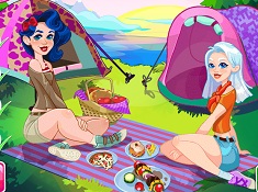 Crystal and Ava Camping Trip