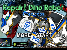 Dino Robot Repair T-Rex Cops