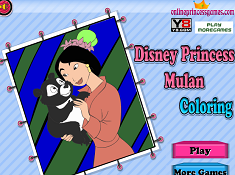 Disney Princess Mulan Coloring