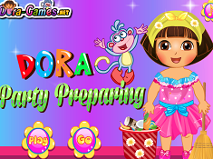 Dora Party Preparing