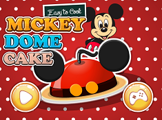 Easy to Cook Mickey Dome Cake