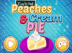 Easy to Cook Peaches and Cream Pie