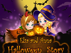 Elsa and Anna Halloween Story