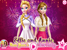 Elsa and Anna New Years Eve Party