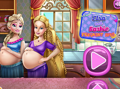 Elsa And Barbie Pregnant BFFs