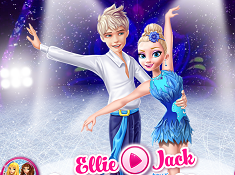 Elsa and Jack Ice Dancing