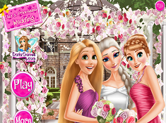 Elsa and Princesses Wedding
