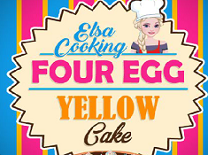 Elsa Cooking Four Egg Yellow Cake