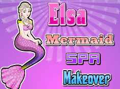 Elsa Mermaid Spa Makeover