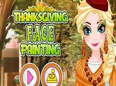 Elsa Thanksgiving Face Painting