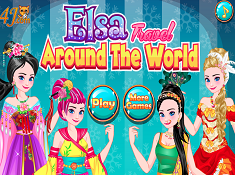 Elsa Travel Around The World