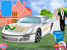 Elsa Wedding Car Decoration