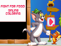 Fight For Food Online Coloring