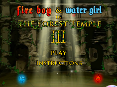 Fire Boy and Water Girl in The Forest Temple 2