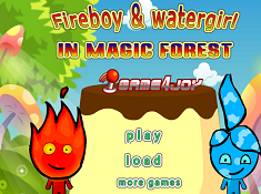 Fireboy and Watergirl in Magic Forest