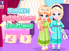 Frozen Baby Sisters Bedtime