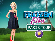 Frozen Elsa Paris Tour Dress Up