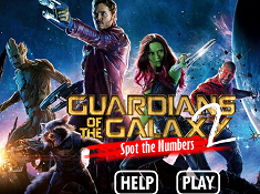 Gurdians of the Galaxy 2 Spot the Numbers