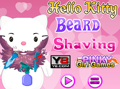 Hello Kitty Beard Shaving