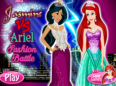Jasmine vs Ariel Fashion Battle