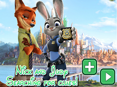 Judy and Nick Searching For Clues