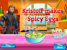 Kristoff Makes Spicy Eggs