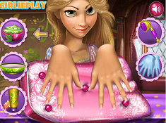 Manicure For Princess Rapunzel