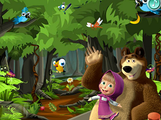Masha And The Bear in The Forest