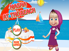 Masha At The Beach