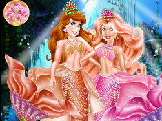Mermaid Princesses Underwater Fashion