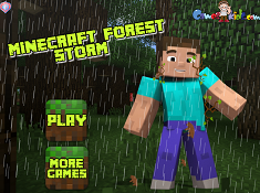 Minecraft Forest Storm