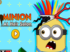 Minion at Hair Salon