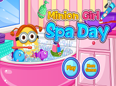 Minion Girl Spa Day