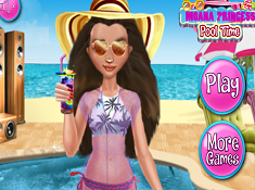 Moana Princess Pool Time