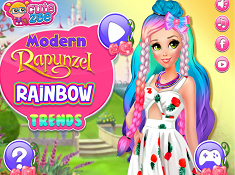 Modern Rapunzel Rainbow Trends