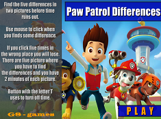 Paw Patrol Differences